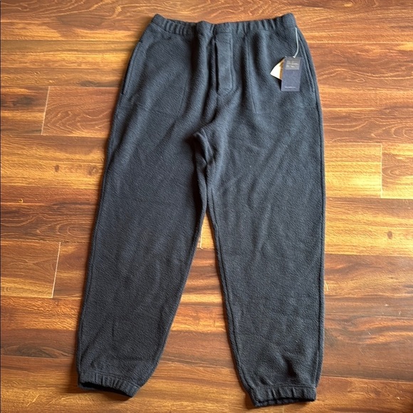NAUTICA Men’s Dark Blue Thick Fleece Sweatpants size Large - Picture 1 of 8
